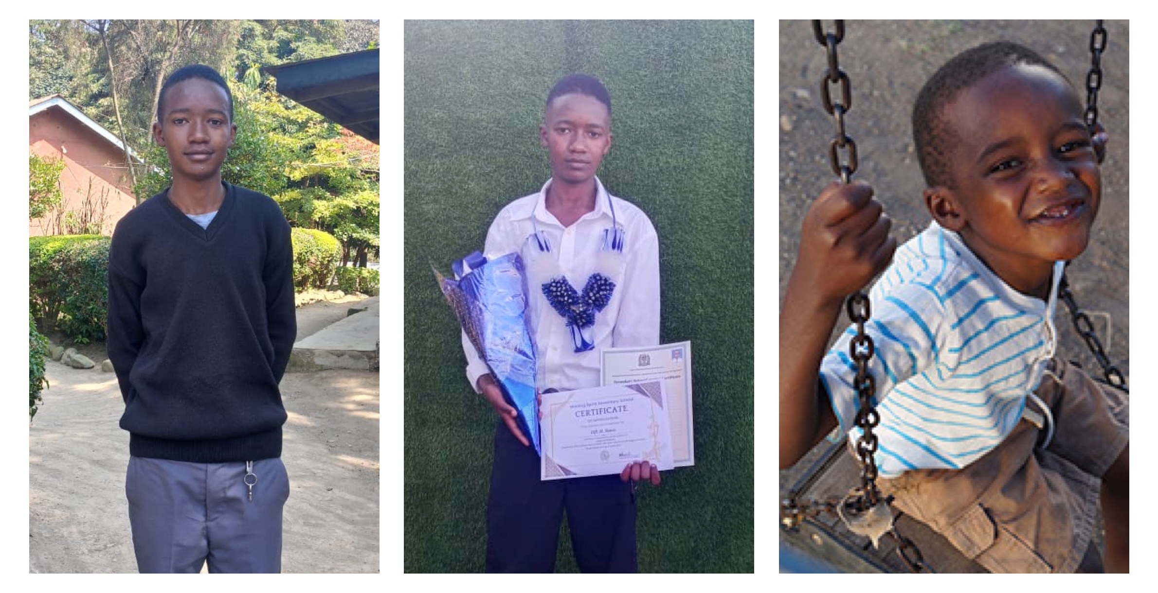 Now & Then: Gift at Enaboishu (2026), Winning Spirit graduate (2025), Winning Spirit graduate (2025)