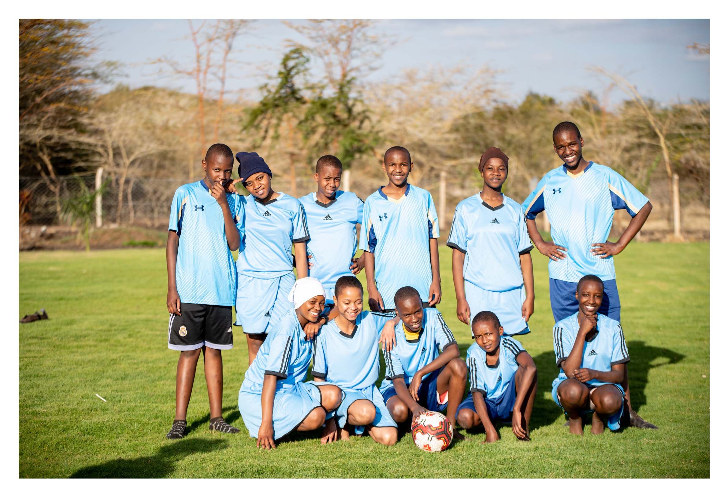 Left to Right: Johnson, Luciana, Salha, Gifty, Careen, Godbless, Salha, and Ahmed 2023